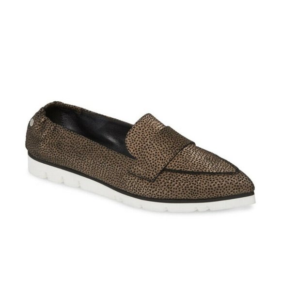 Agl Shoes - AGL Micro Pointed Toe Loafers Leopard Print 37.5